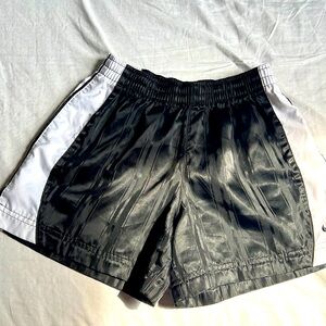 Small black and white Used athletic Nike shorts